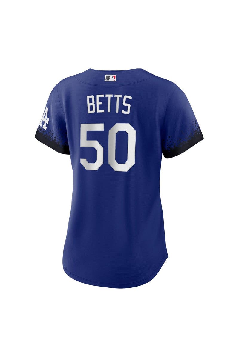 Nike Women's Nike Mookie Betts Royal Los Angeles Dodgers City Connect Replica Player Jersey, Alternate, color, 