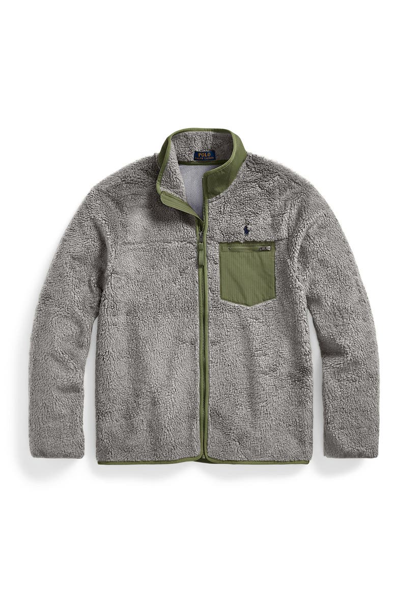 Polo Ralph Lauren High Pile Fleece Jacket, Alternate, color,