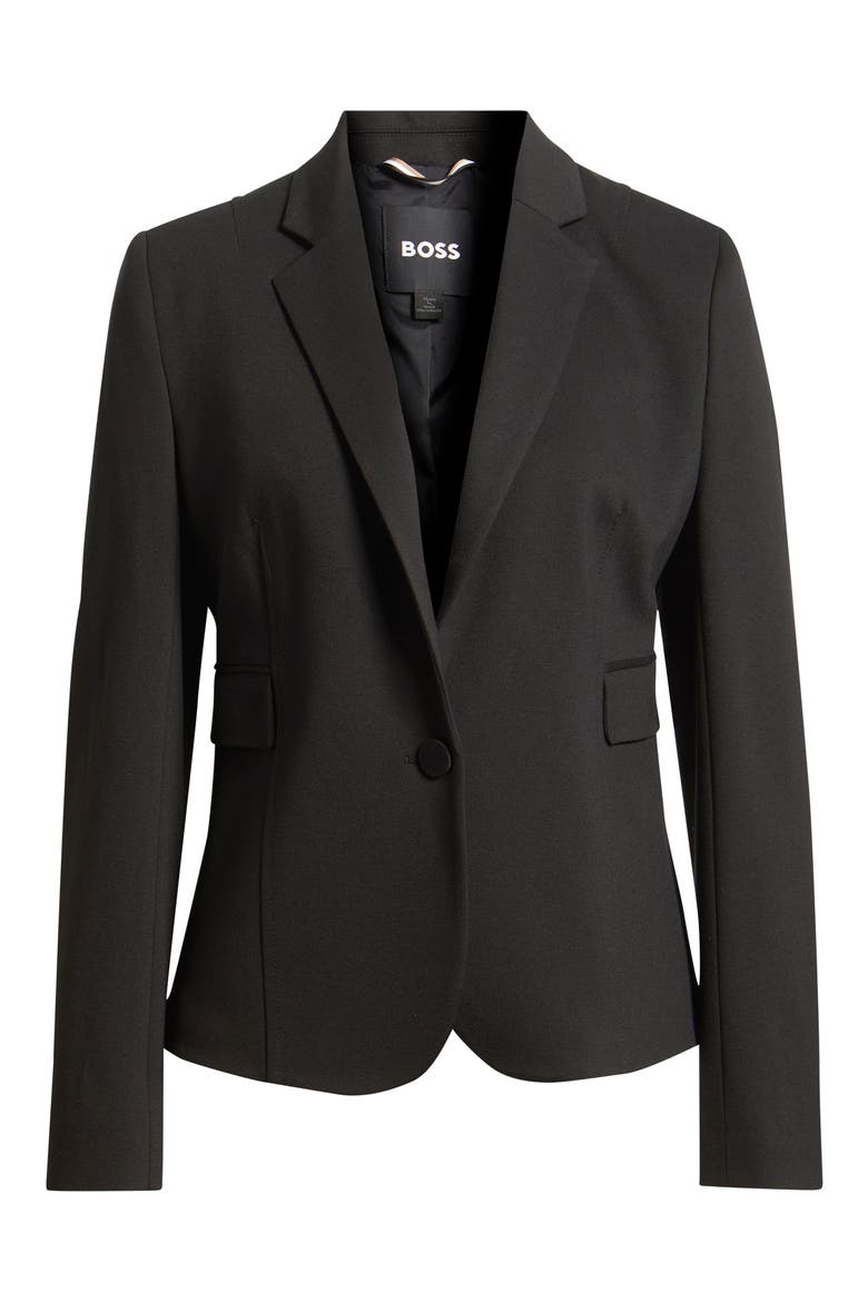 Jia Slim Fit Jacket, Alternate, color, BLACK
