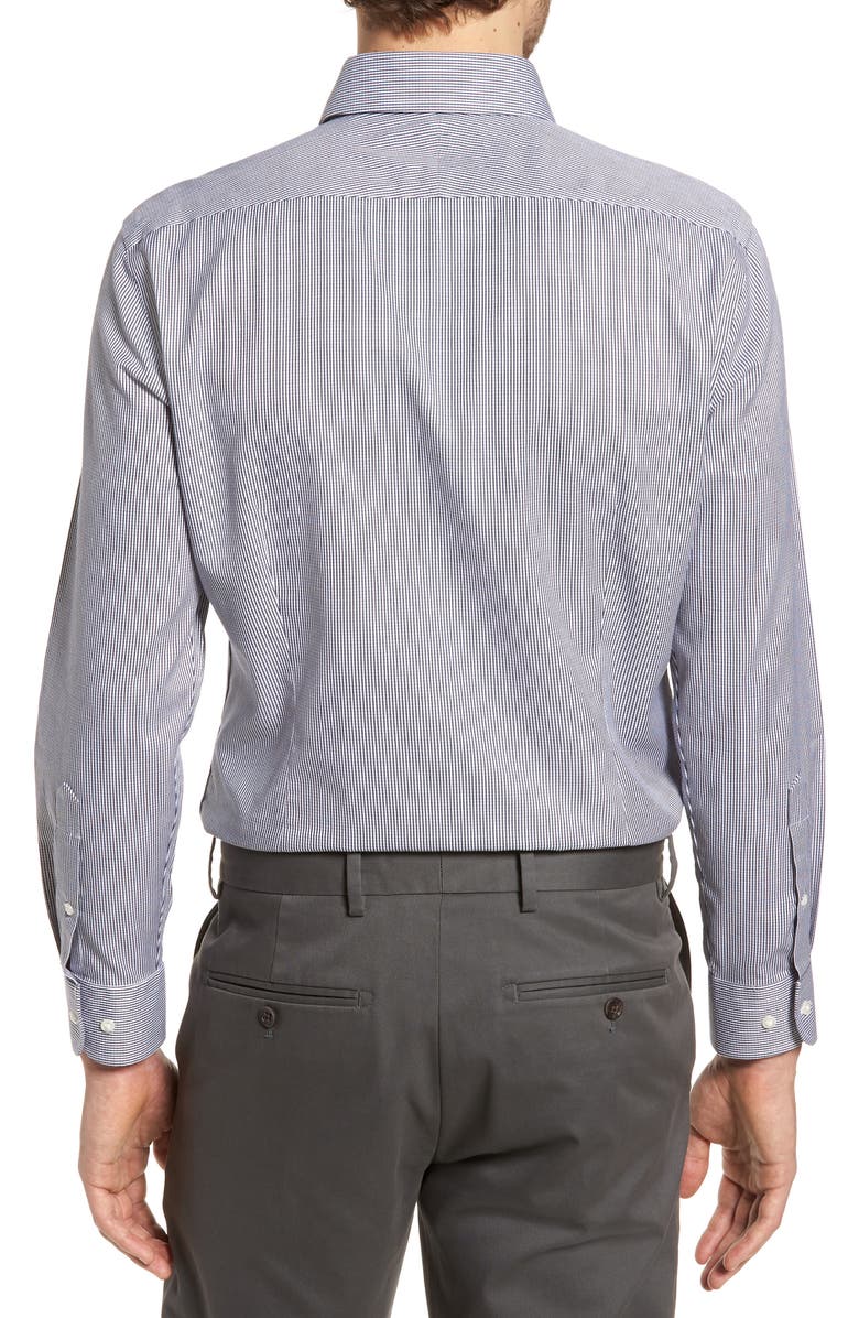 NORDSTROM MEN'S SHOP Smartcare<sup>™</sup> Extra Trim Fit Stripe Dress Shirt, Alternate, color, 