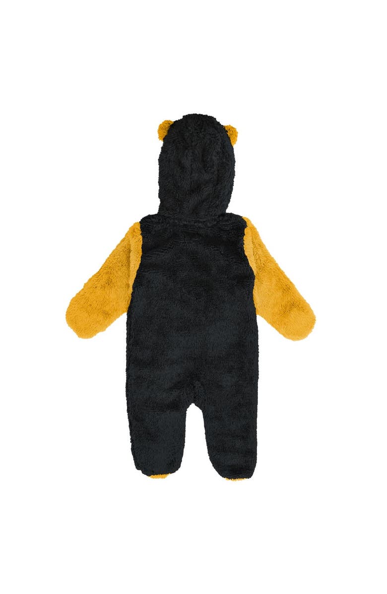 Outerstuff Infant & Newborn Outerstuff Black Boston Bruins Stay Napping Fleece Bunting Full-Zip Hooded Sleeper, Alternate, color, Black