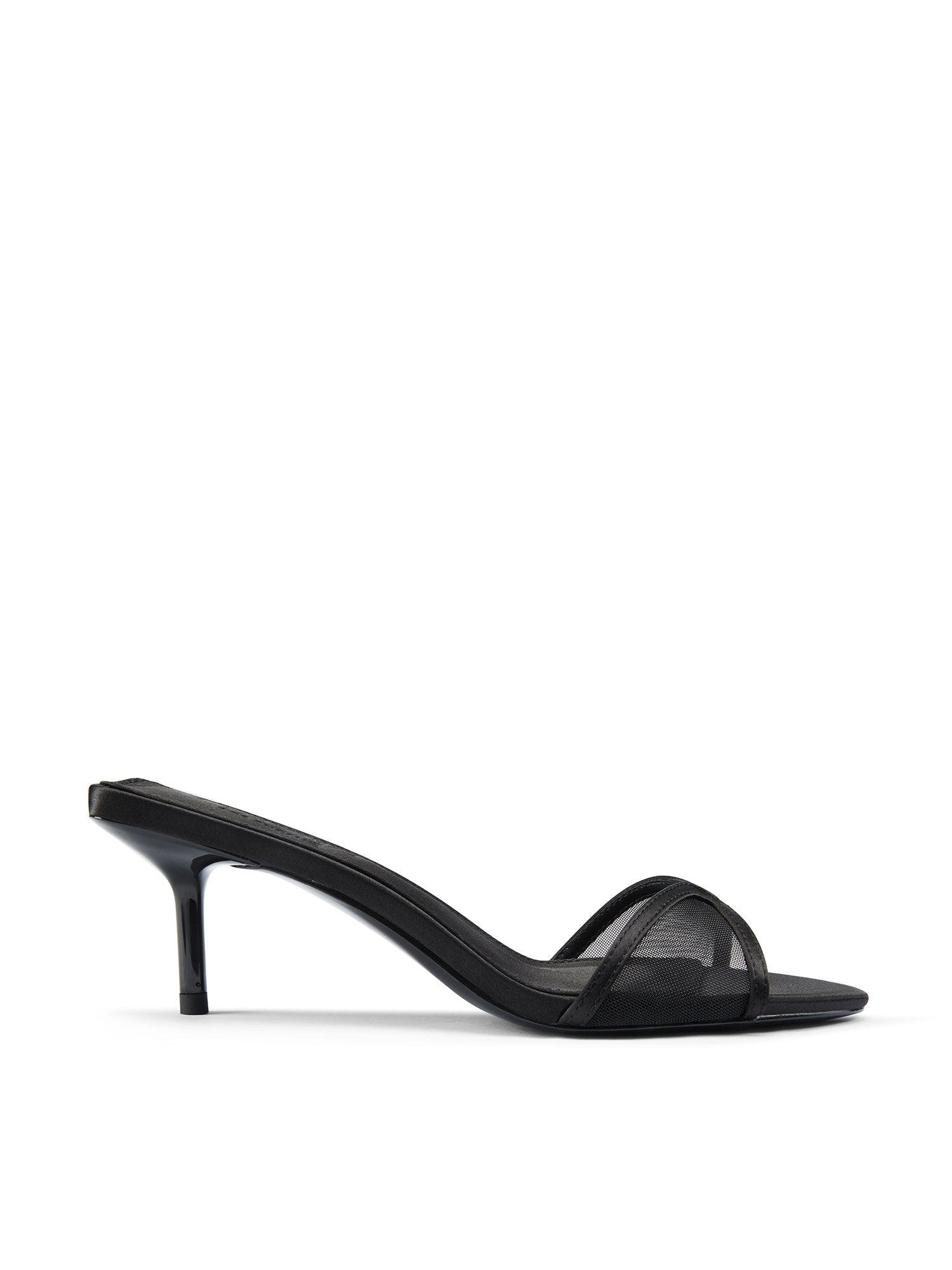 FEMME Monaco Mule, Main, color, Black