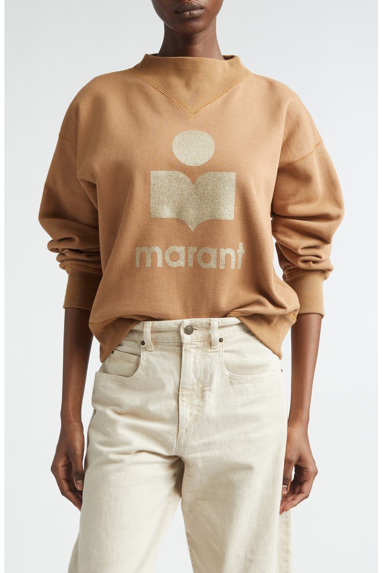 Moby Graphic Sweatshirt, Main, color, CAMEL/ GOLD