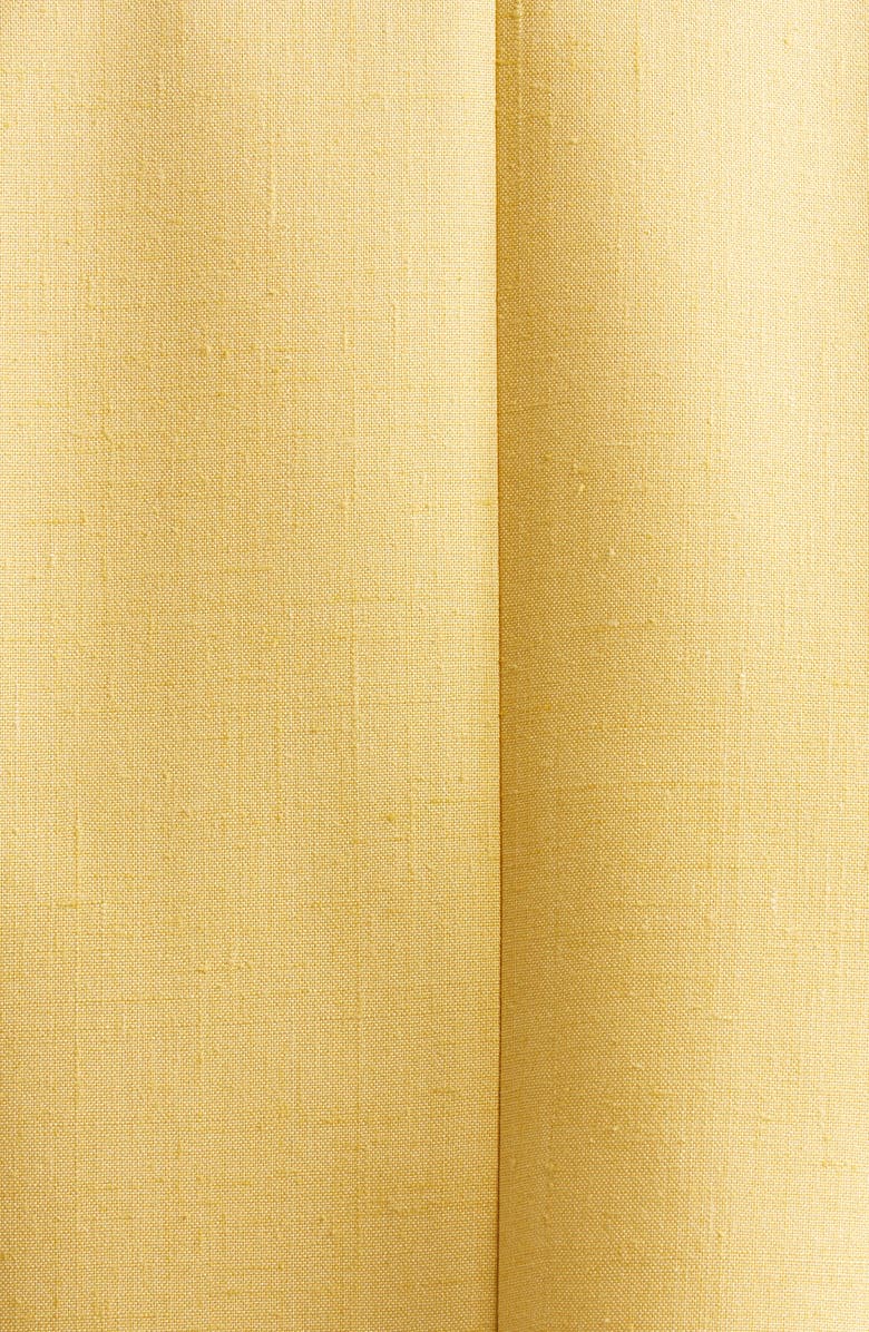 Michael Kors Collection Asymmetric Open Front Silk Canvas Blazer, Alternate, color, Palomino