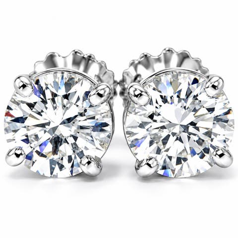 3/8Ct Lab Grown Diamond Studs 14k Gold