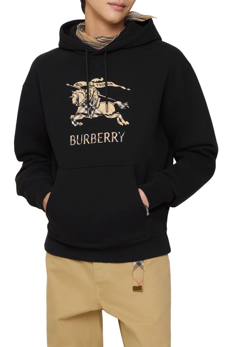 Burberry Reilly EKD Ombré Cotton French Terry Hoodie, Main, color,