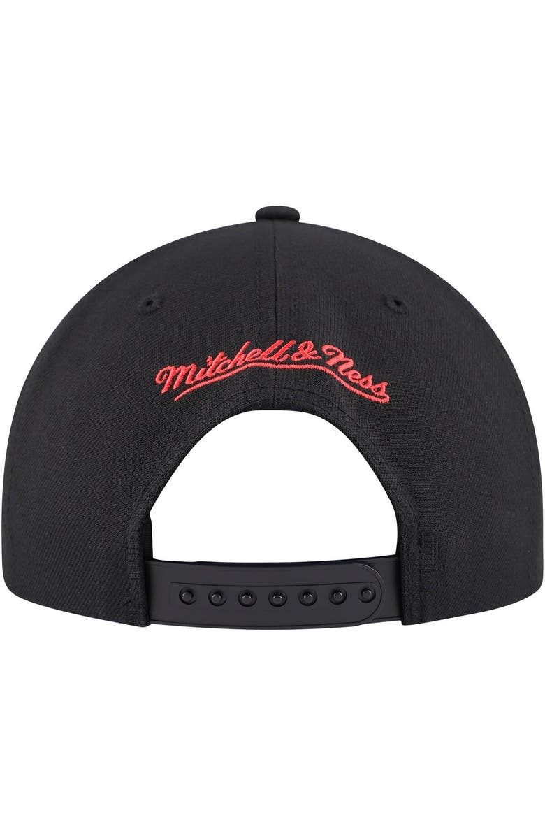Mitchell & Ness Men's Mitchell & Ness Black Columbus Blue Jackets Core Team Script 2.0 Snapback Hat, Alternate, color, Black