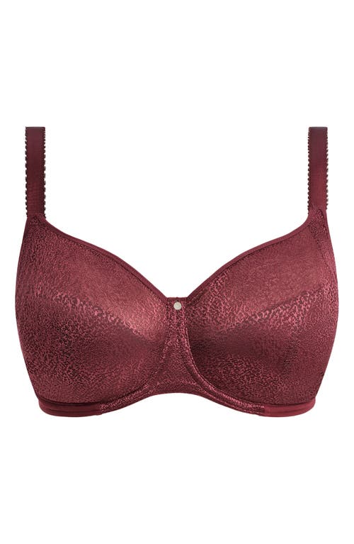 Fantasie Demure Underwire Molded Bra In Burgundy