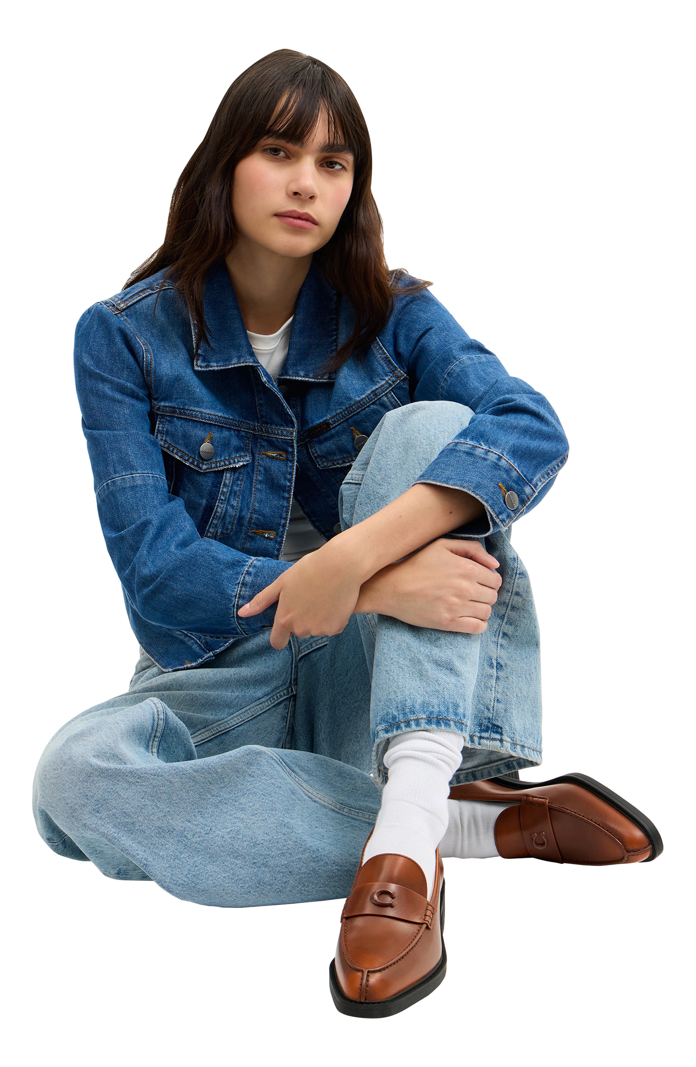 Loved Sculpted C Platform Loafer, Alternate, color, SADDLE