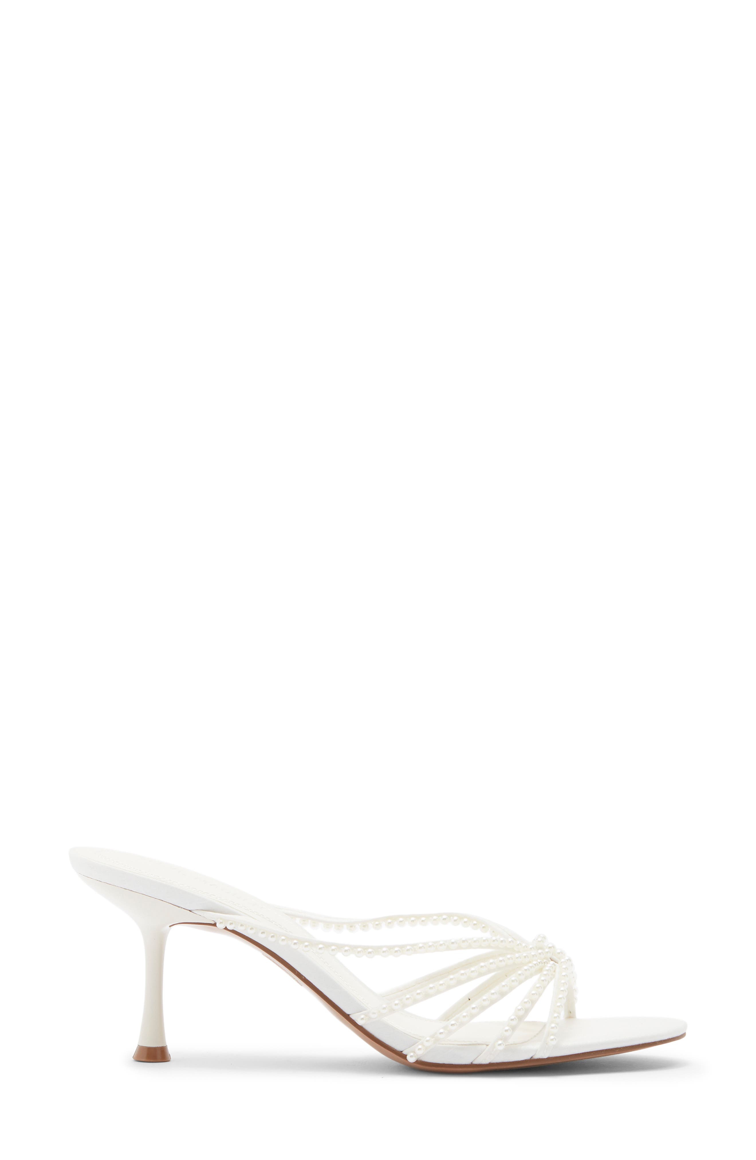 Steve Madden Edna Slide Sandal, Alternate, color, Pearl