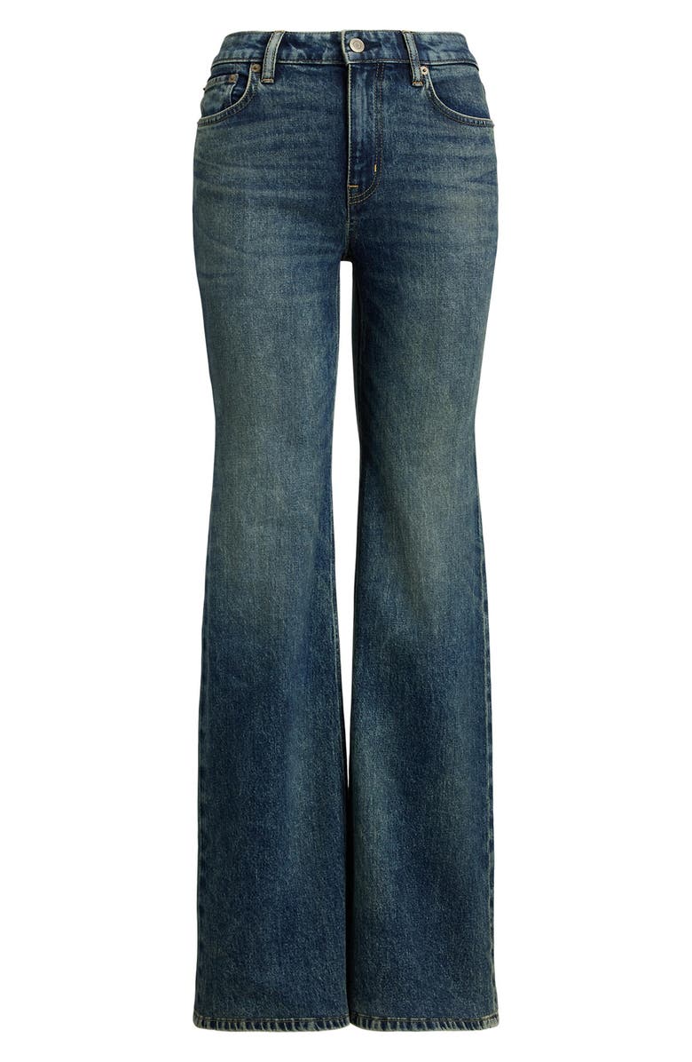 Lauren Ralph Lauren High Waist Flare Leg Jeans, Alternate, color, 