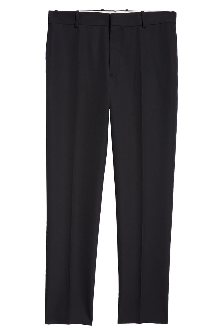 Wool Cigarette Pants, Alternate, color, BLACK