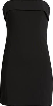 Open Edit Strapless Foldover Body-Con Minidress