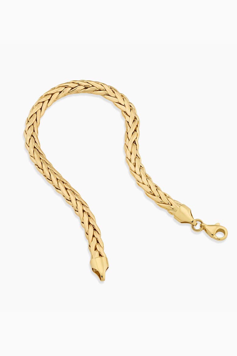 14K Yellow Gold Royal Palms Bracelet, Alternate, color, Yellow Gold