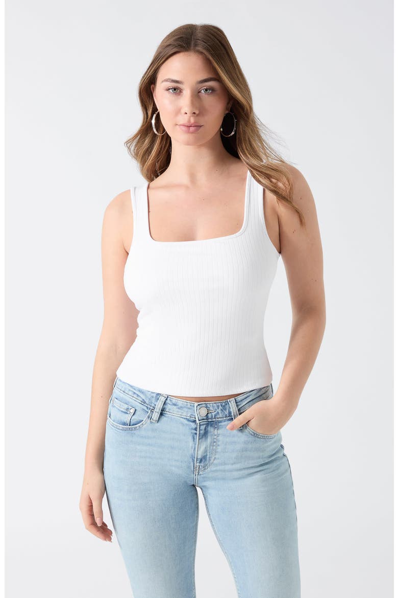 Wren Cutout Rib Tank & Shrug, Alternate, color, G011-OPEN