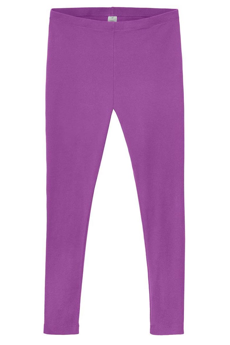 Women's Soft 100% Cotton Everyday Wear Leggings, Alternate, color, Plum