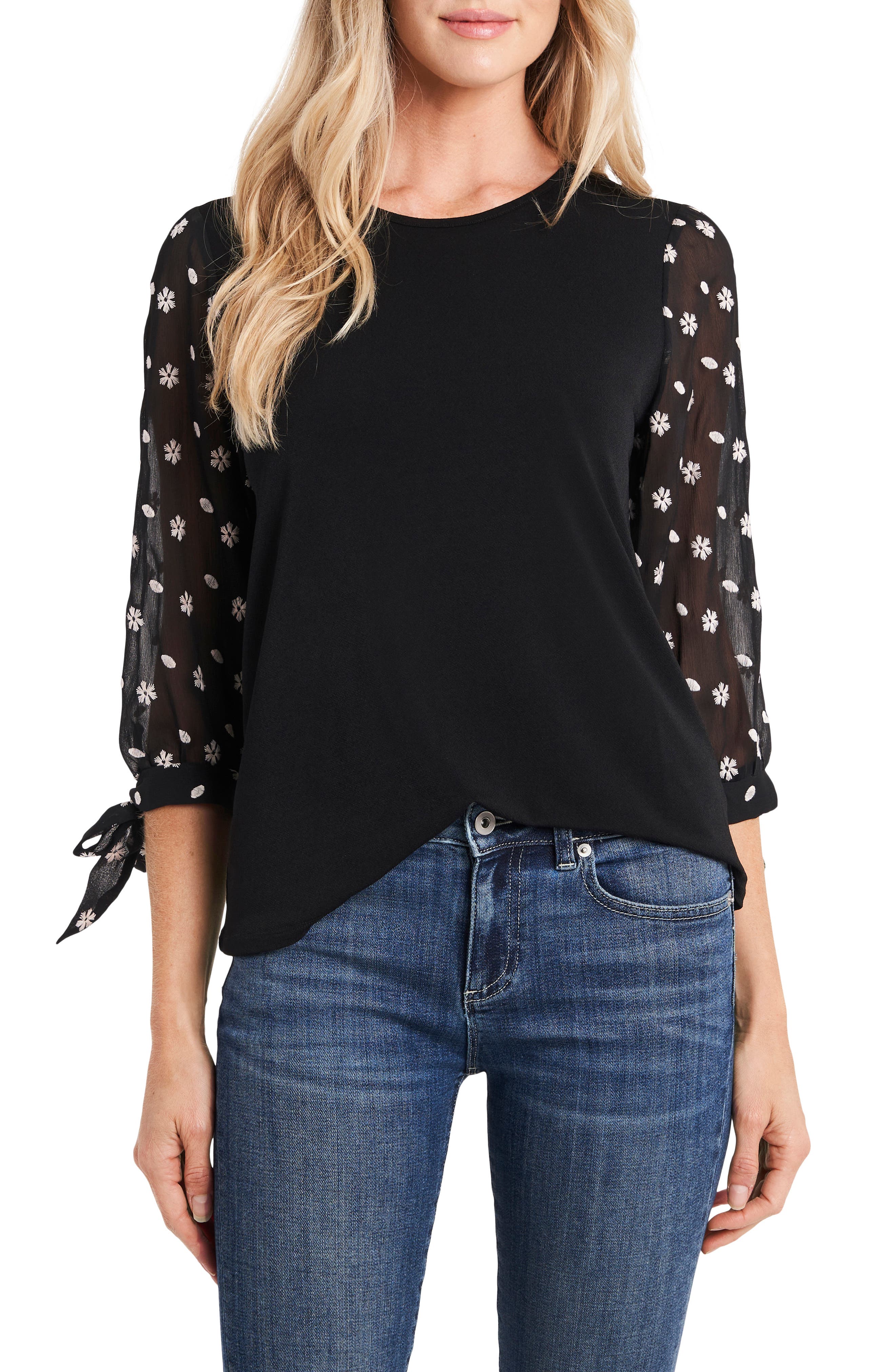 Puff Sleeve Knit Top