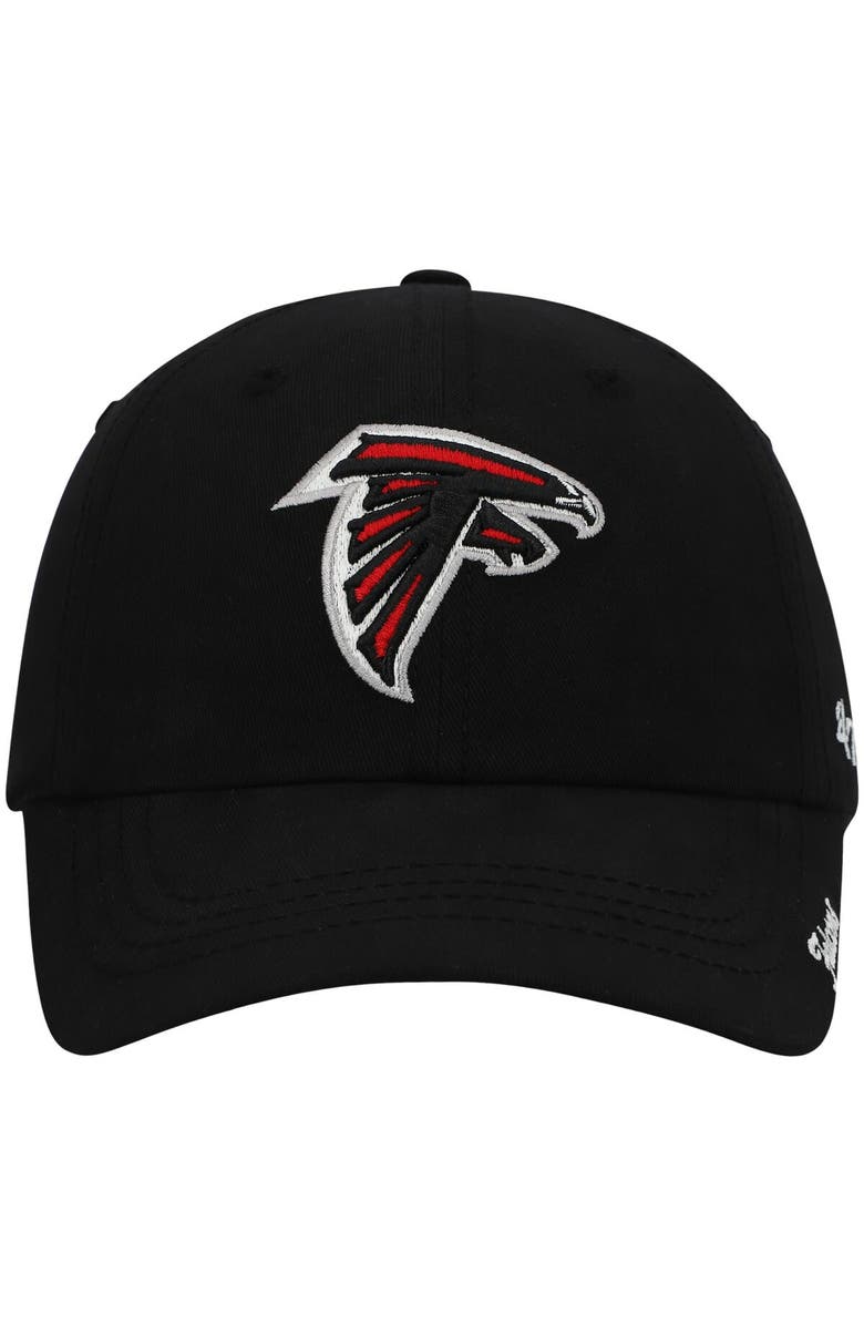 '47 Women's '47 Black Atlanta Falcons Miata Clean Up Primary Adjustable Hat, Alternate, color, Black