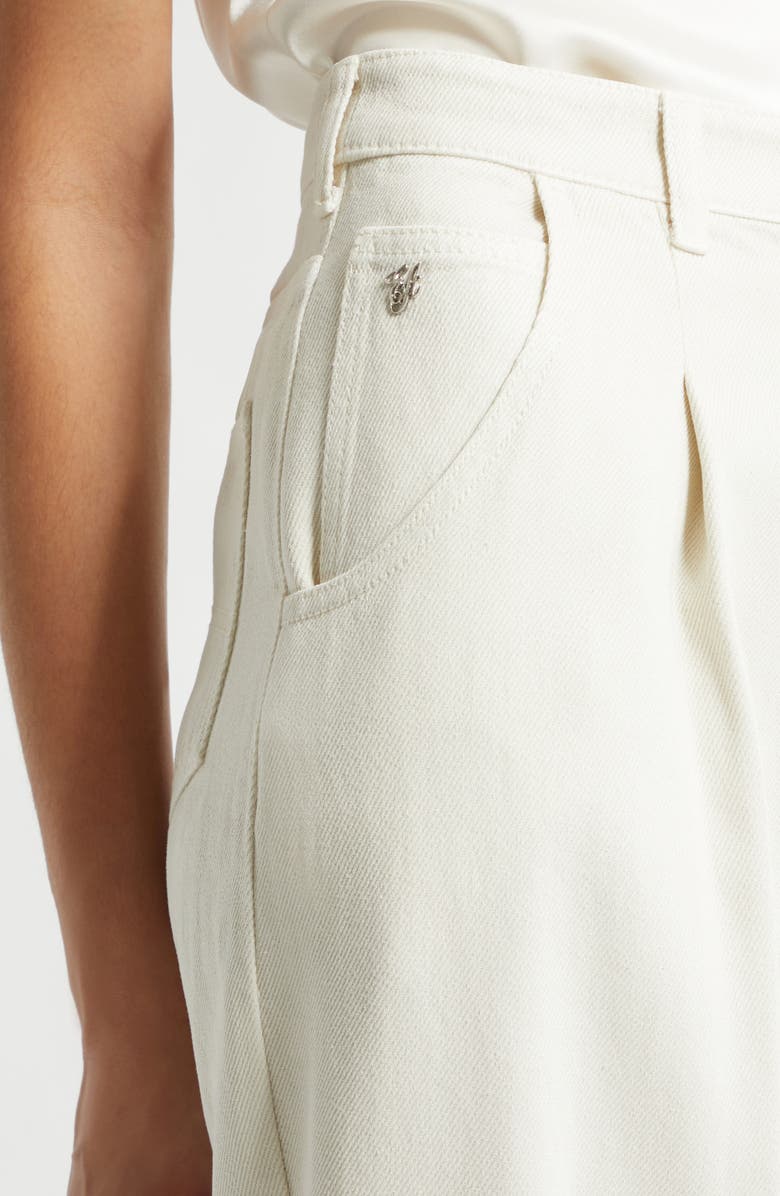 Emporio Armani J8H Relaxed-Fit Pants, Alternate, color, Solid White