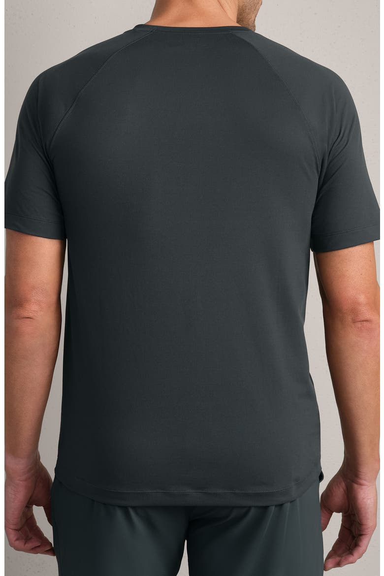 Reign Performance T-Shirt, Alternate, color, PINE GRAY