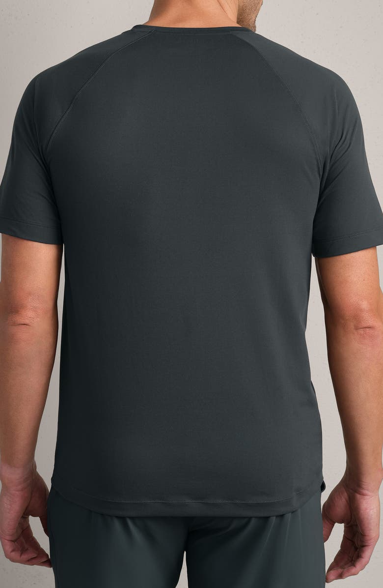 Rhone Reign Performance T-Shirt, Alternate, color, Pine Gray