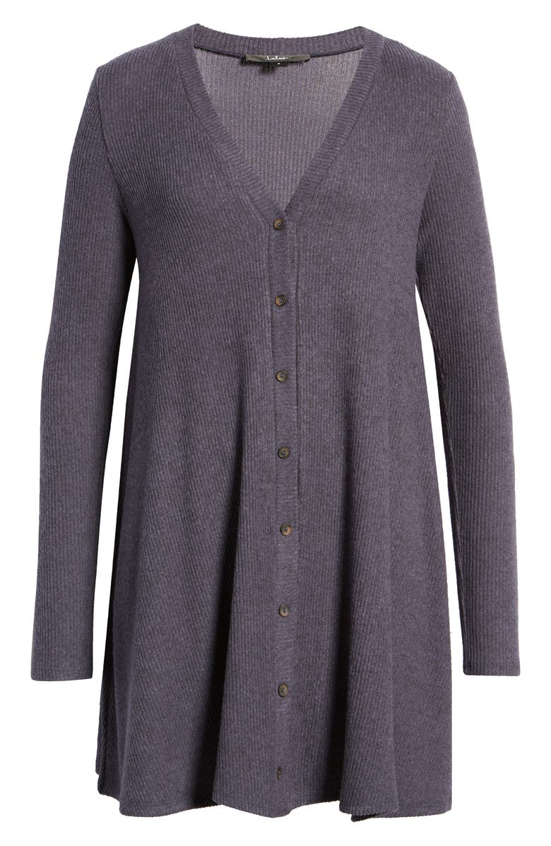 Lulus Sweet Comfort Long Sleeve Swing Sweater Dress, Alternate, color,