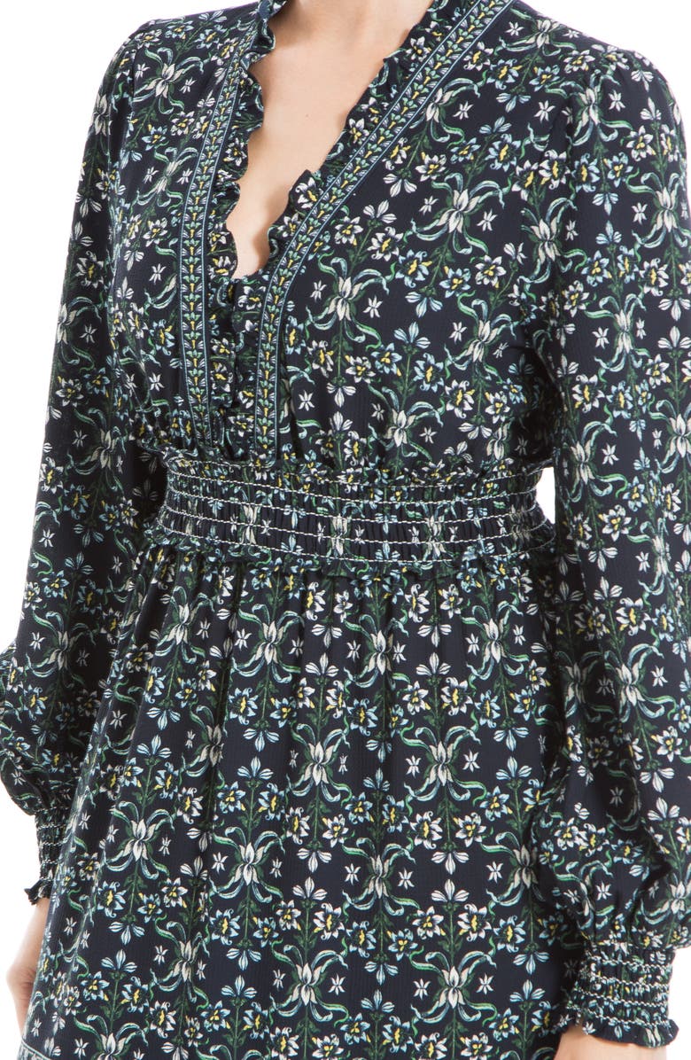 MAX STUDIO Long Sleeve Tiered Maxi Dress, Alternate, color, 