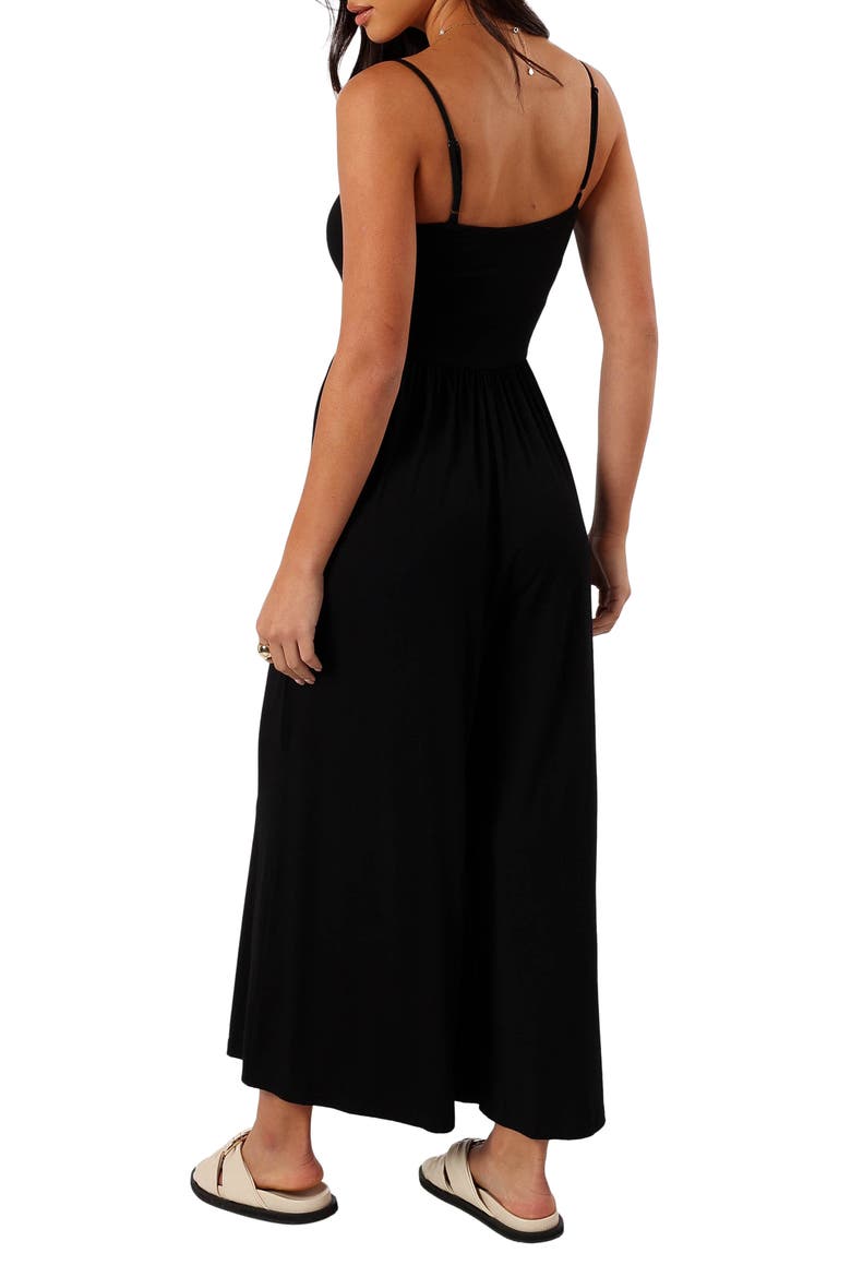 Kameron Knit Wide Leg Jumpsuit, Alternate, color, BLACK