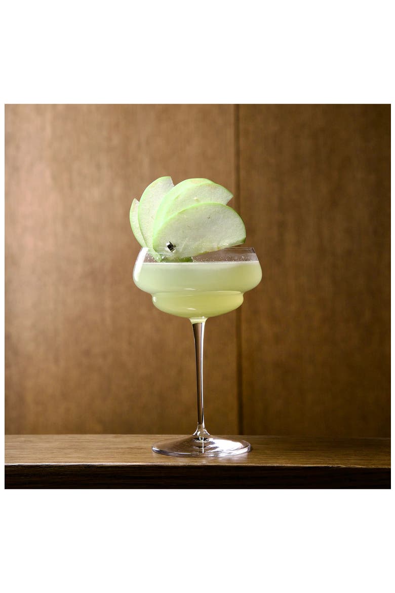 Great Gatsby 10 oz. Cocktail/Dessert Stems, Set of 4, Alternate, color, CLEAR