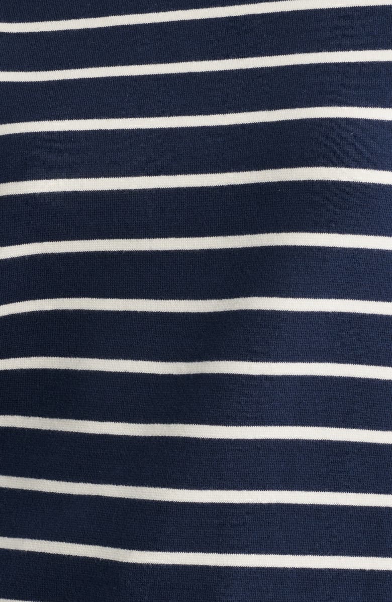 Caslon<sup>®</sup> Stripe Pullover Sweatshirt, Alternate, color, Navy Still Ivory Gentry Stripe