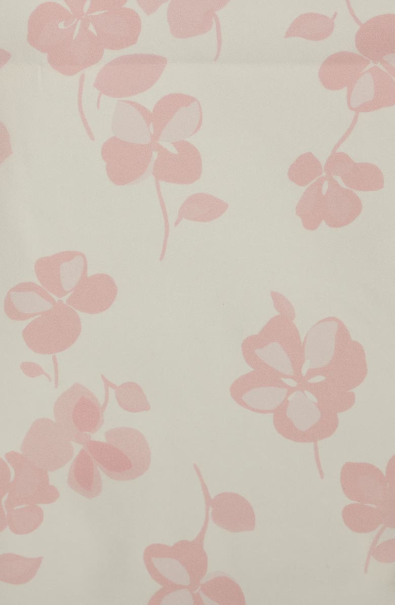 Kate Spade New York spring pansies silk bandana, Alternate, color, 