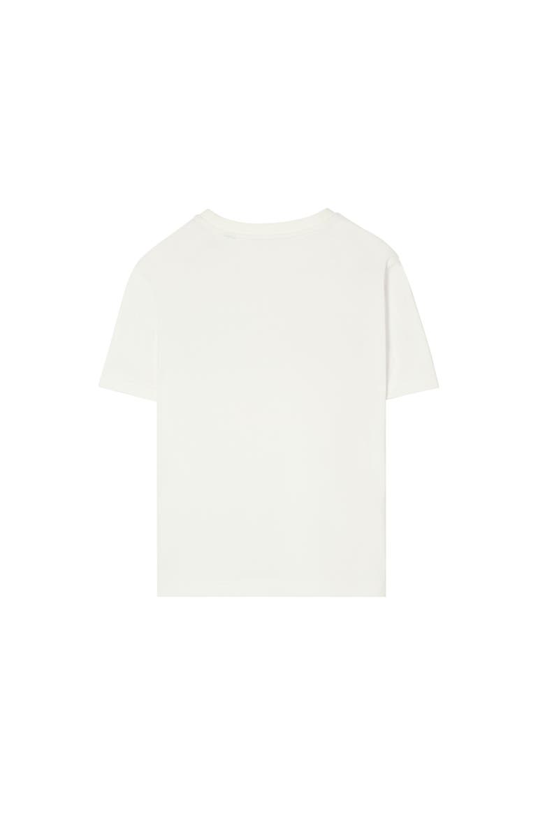 Girls' Thomas Bear and Friends Cotton T-shirt, Alternate, color, Chalk white