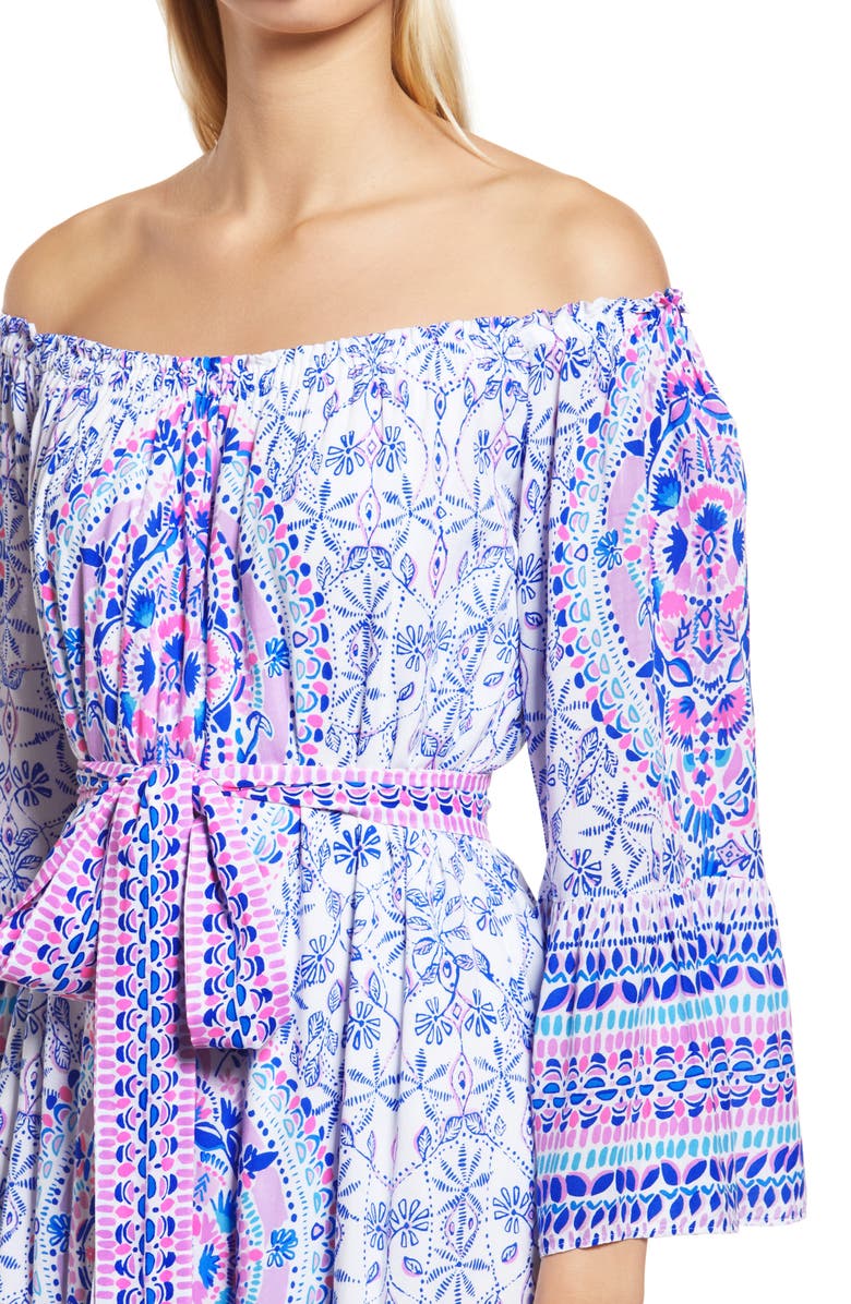Lilly Pulitzer<sup>®</sup> Abigale Off the Shoulder Dress, Alternate, color, 
