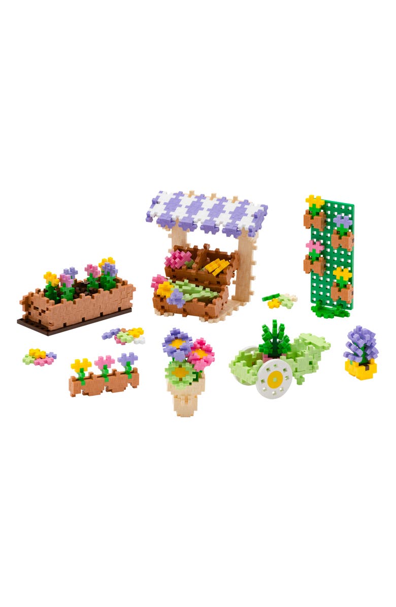 Plus-Plus USA Learn to Build Flower Shop Playset, Alternate, color, Flower Shop