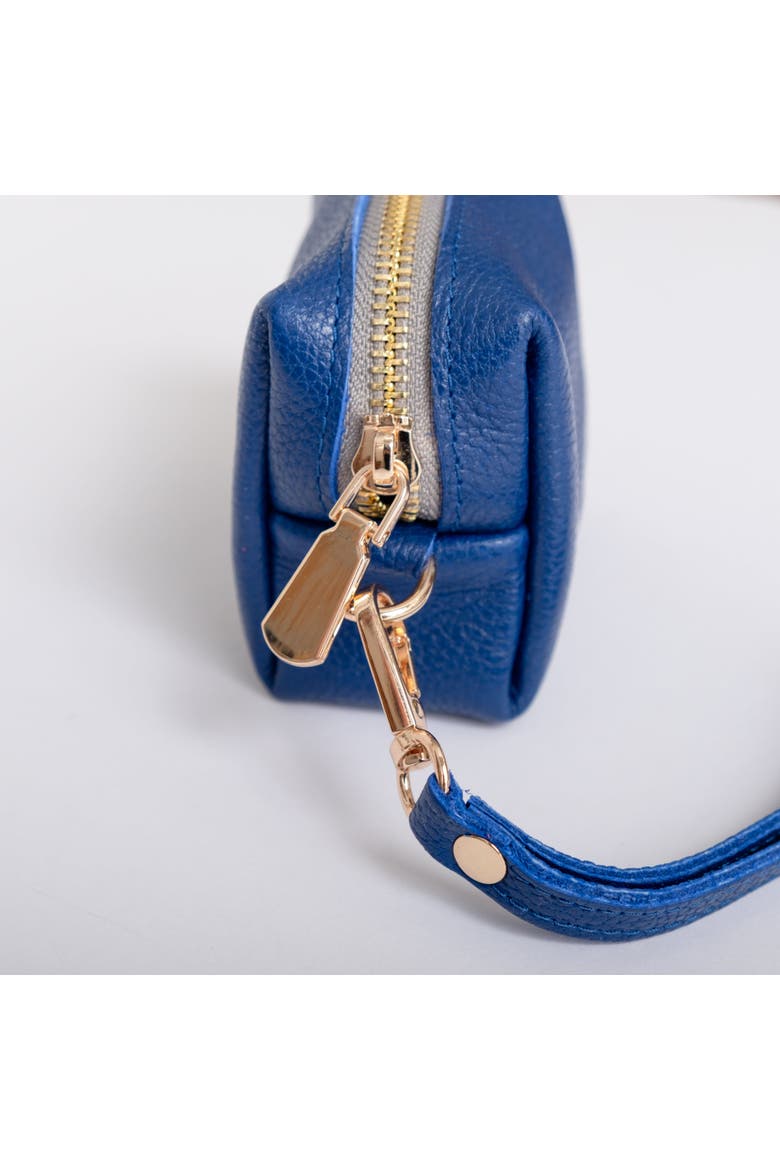 Mini Zipper Bag with Wristlet, Alternate, color, Cobalt Blue