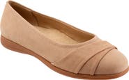 Trotters Danni Leather & Suede Flat