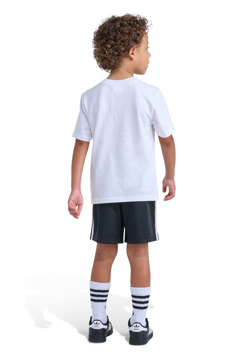 Kids' Logo Graphic T-Shirt & Shorts Set, Alternate, color, WHITE