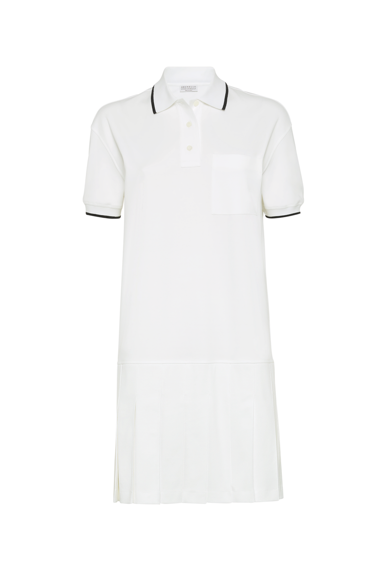 Cotton dress, Main, color, White