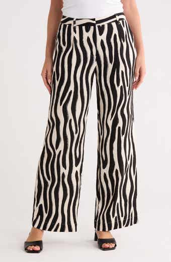 JASON WU Zebra Stripe Wide Leg Pants