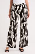 JASON WU Zebra Stripe Wide Leg Pants