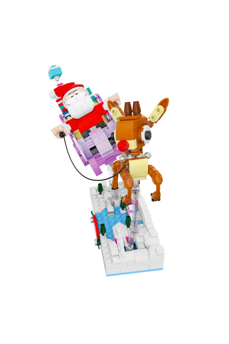 Rudolph Santa's Sleigh Building Set, Alternate, color, Red