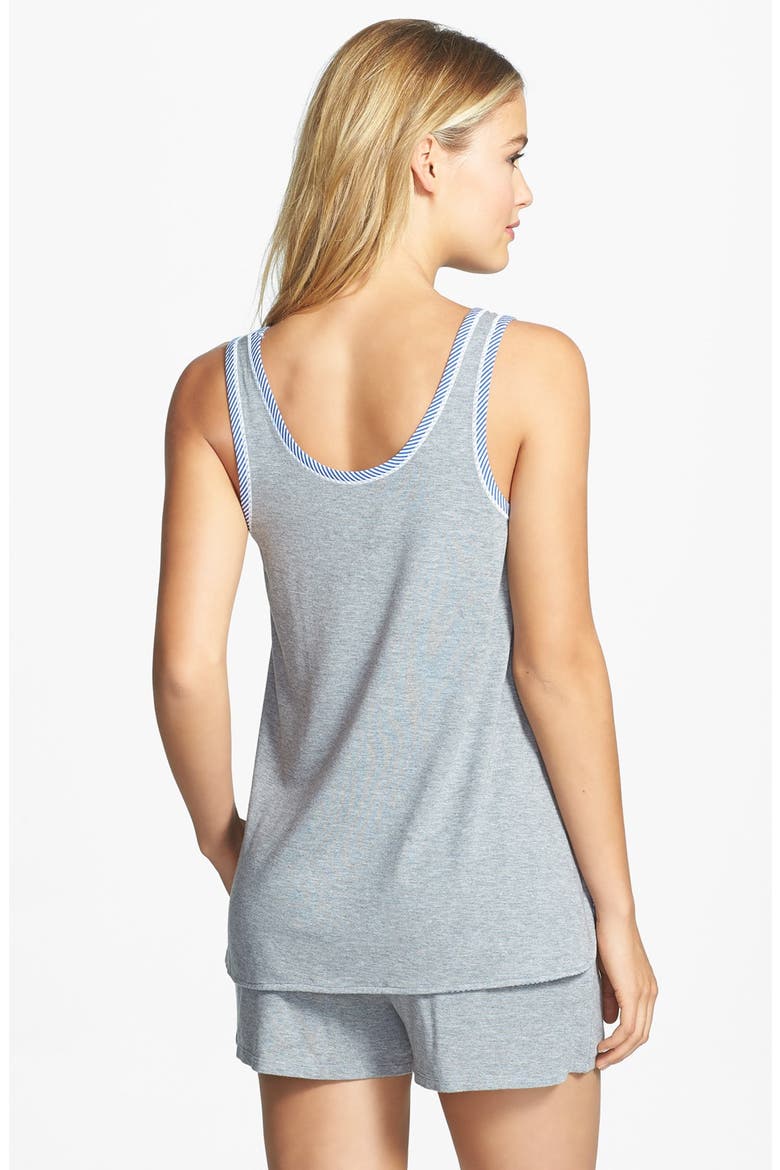 'After Sunset' Short Pajamas, Alternate, color, GREY HEATHER