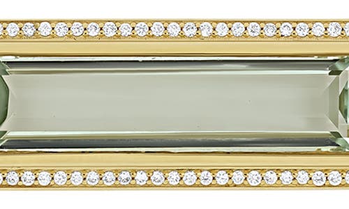 Bony Levy Prasiolite & Diamond Pendant Necklace In Burgundy