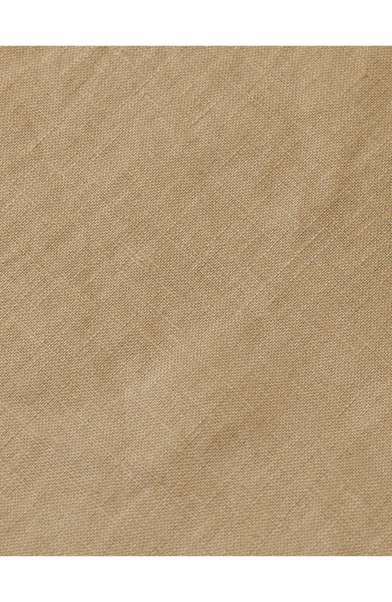 Scotch & Soda LInen Short Sleeve Button-Up Shirt, Alternate, color, Tannin