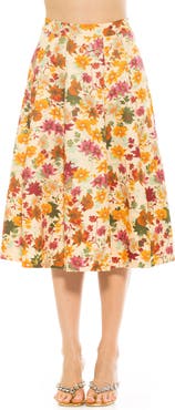 Alexia Admor Illia Pleated Midi Skirt