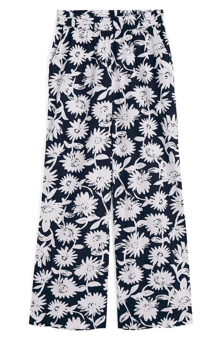 Seasalt Cornwall Poolfield Wide Leg Pants, Alternate, color, Daisy Shadow Inkwell