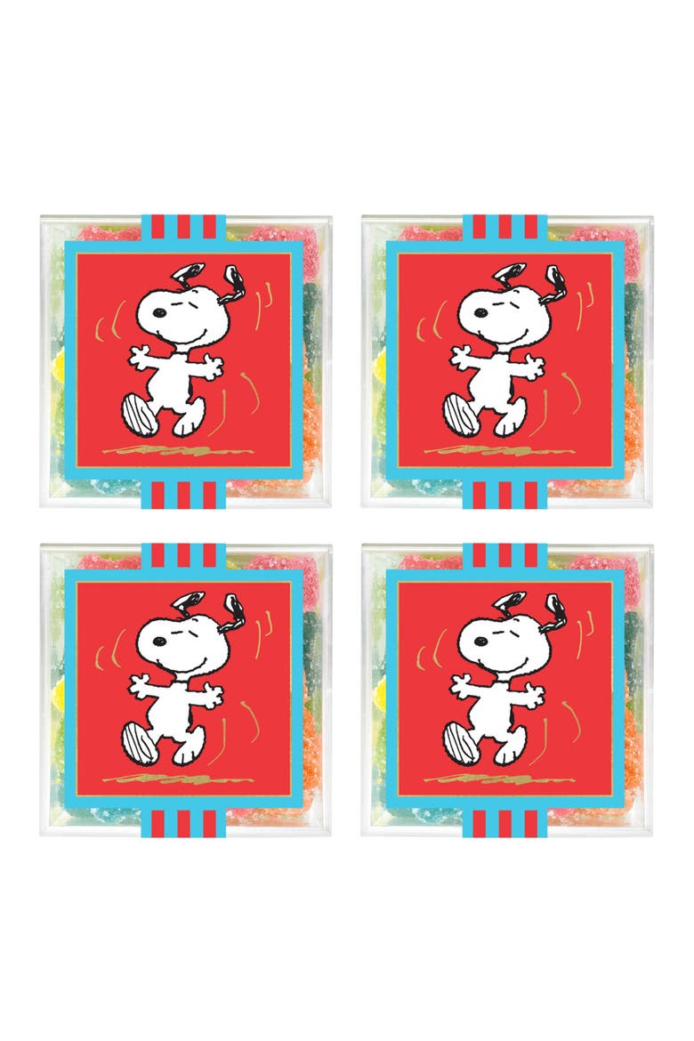 4-Pack Snoopy Sour Rainbow Bears Gummy Candy, Main, color, NO COLOR