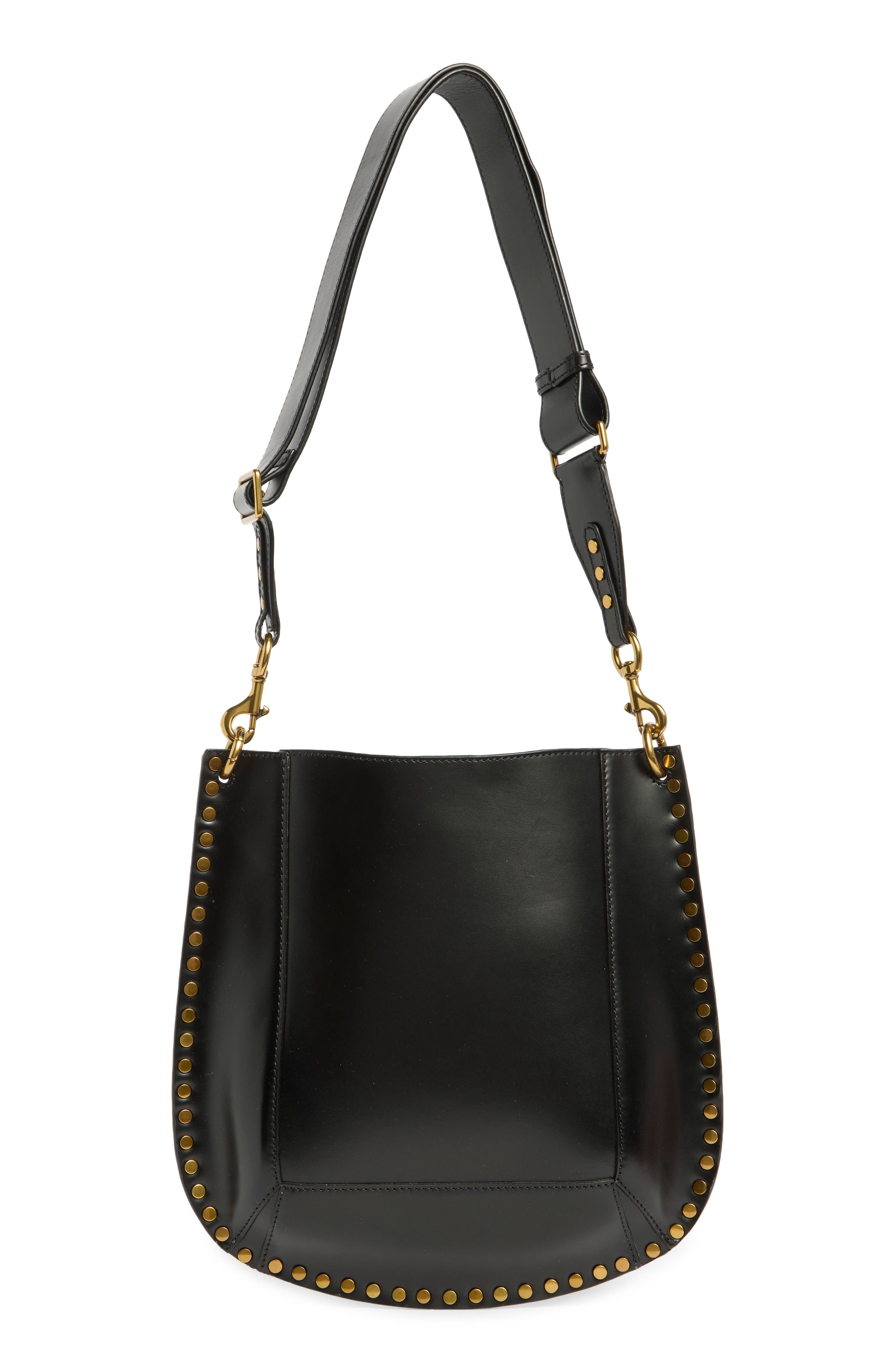 Isabel Marant Oskan Leather Shoulder Bag, Main, color, 