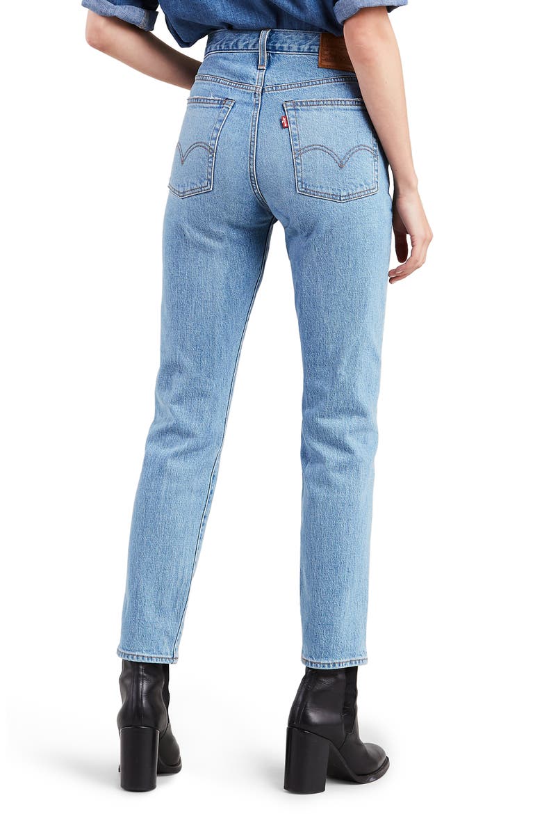 Levi's® Wedgie Icon Fit High Waist Ankle Jeans, Alternate, color, BRIGHT SIDE