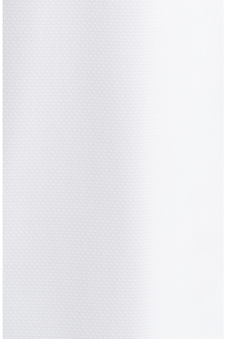 Halyard Trim Fit Solid Textured Knit Button-Up Shirt, Alternate, color, WHITE
